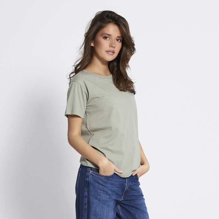 Basic tee "Bea" Light Army Green